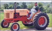  ?? Contribute­d photo ?? Rudy Hudak on his tractor. Hudak, who died in December 2020, lived on his family farm in Shelton his entire life.