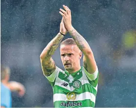  ??  ?? Leigh Griffiths will miss tonight’s Europa League clash at Rennes.