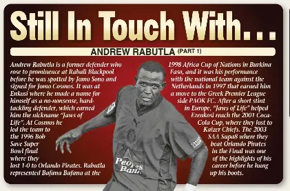 ANDREW RABUTLA (PART 1) - PressReader