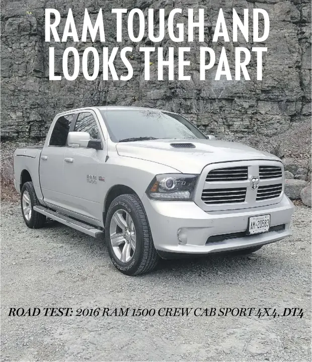  ?? LESLEY WIMBUSH / DRIVING ?? Competitio­n is fierce in the truck segment, but Ram’s light- duty pickup stands out with a smooth ride and an interior that’s heavy on luxury.