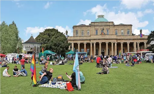  ?? Picture: Anna Lythgoe ?? Pride in the Park comes back to Pittville Park this month