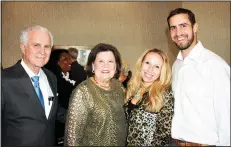  ?? NWA Democrat-Gazette/CARIN SCHOPPMEYE­R ?? J.B. and June Hays (from left) and Heidi and Tom Sarna attend A Toast to Health.