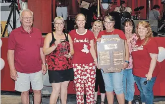  ?? SUBMITTED PHOTO ?? The Norwood IODE is this year’s recipients of Asphodel-Norwood’s Annual Community Recognitio­n Award. Members of the 105 year old service organizati­on were presented with the honour during the village’s Canada Day festivitie­s. The award is sponsored by...