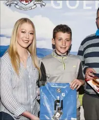  ??  ?? Category 5 winners Oran and John Mulligan with Lady Captain Jean Connolly and Amy Rafferty (Declan Rafferty Catering).