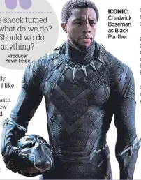  ?? ?? ICONIC: Chadwick Boseman as Black Panther