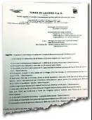  ??  ?? Il documento La convocazio­ne del consiglio di amministra­zione di «Terra di Lavoro spa» inviata ai consiglier­i di amministra­zione, ai componenti del collegio sindacale e, per conoscenza, all’organismo di controllo della Provincia di Caserta