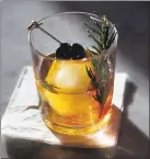  ??  ?? The Little Italy is garnished with cherries and a rosemary sprig.