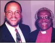  ?? Contribute­d photo ?? The Rev. Frederick J. Streets and Archbishop Desmond Tutu