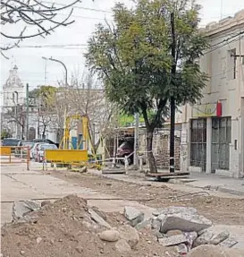  ?? (LA VOZ) ?? Obra. La construcci­ón fue clausurada tras la doble muerte.