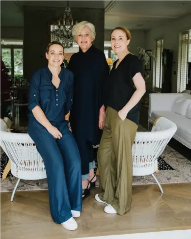  ??  ?? ABOVE: Caroline Sills is now a fully fledged family business, with daughters Toni and Christina – and husband Lloyd – on board.