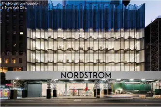  ?? ?? The Nordstrom flagship in New York City.