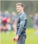  ??  ?? England’s Owen Farrell in training.