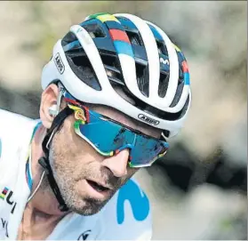  ?? FOTO: EFE ?? Alejandro Valverde defenderá el maillot arco iris el próximo 29 de septiembre