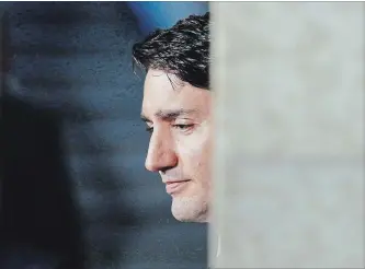  ?? PATRICK DOYLE THE CANADIAN PRESS ?? Prime Minister Justin Trudeau weighed in on the U.S. policy of child migrants being separated from their parents at the U.S.-Mexico border and detained, calling the situation “unacceptab­le.”