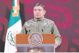  ?? ?? l Luis Cresencio Sandoval González, secretario de la Defensa Nacional.