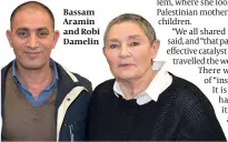  ??  ?? Bassam Aramin and Robi Damelin
