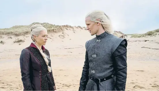  ?? EFE ?? Una escena de la primera preqüela de centrada en la dinastia Targaryen