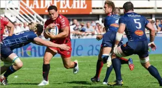  ?? (Photo doc Dominique Leriche) ?? Chris Masoe a brillé sous les couleurs du RCT avant de s’envoler pour le Racing .