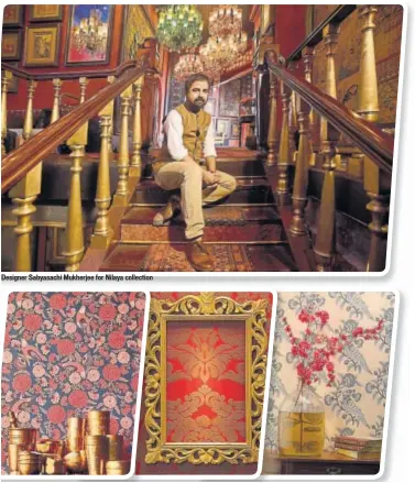  ?? PHOTOS: HTCS ?? Designer Sabyasachi Mukherjee for Nilaya collection