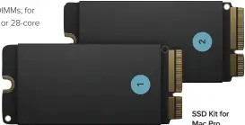  ??  ?? SSD Kit for Mac Pro.
