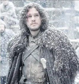  ?? HBO ?? Kit Harington stars in the wildly popular HBO series Game of Thrones, a show that takes its security so seriously it’s “near pathologic­al.”