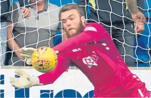  ?? Picture: SNS. ?? St Johnstone goalkeeper Zander Clark has been in good form.