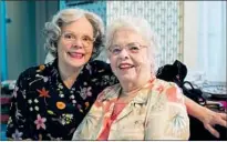  ?? Lacey Terrell ?? MARYANN PLUNKETT, left, plays Joanne Rogers in the just-released film “A Beautiful Day in the Neighborho­od.” Rogers was one of the few who had a say in the screenplay.
