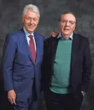  ?? ROBERT DEUTSCH/USA TODAY ?? Ex-president Bill Clinton and James Patterson team for “The President Is Missing,” just in time for beach season.