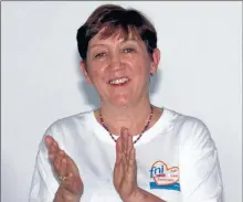  ??  ?? Mme Capieu, présidente de la FNI 82.