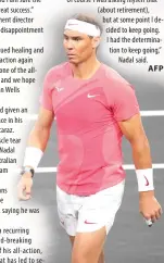  ?? AFP PHOTO ?? Q Rafael Nadal