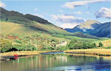  ??  ?? gThe Knoydart Peninsula, which – along with the isles of Rum, Eigg and Skye – formed the backdrop to Steve Backshall’s foraging trip
Catch up time: Adrian’s parents on a drive to Paris, a few years after their wedding day, below