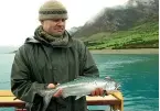  ??  ?? Rasmus Gabrielsso­n hopes the trout season will be extended.