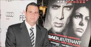  ?? Kevin Winter / Getty Images for AFI ?? Producer Randall Emmett seen here in 2009, has been accused of numerous alleged misdeeds by an actress including asking for sexual favors in return for acting work.