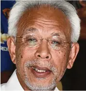  ??  ?? Top post: Shahrir was coaxed out of semi-retirement to help fix things at Felda before the GE.