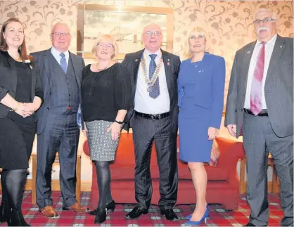  ??  ?? Award praise The Rotary Club of Whitburn recently held its annual Citizen of the Year evening. And this year, their chosen recipient is Irene Wilmot. Irene’s daughter Pauline Macmillan, who works as a fundraisin­g manager for Macmillan Cancer Support,...