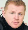  ??  ?? ANGRY Neil Lennon