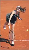  ??  ?? Agnieszka Radwanska defeated Alison van Uytvanck in three sets.