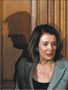  ?? Getty Images ?? House Speaker Nancy Pelosi will meet with House Democrats Monday to discuss what the Mueller report presents.