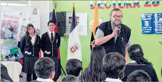  ?? CORTESÍA ?? Programa. El ministro de Educación, Freddy Peñafiel, anunció la llegada de los maestros de inglés