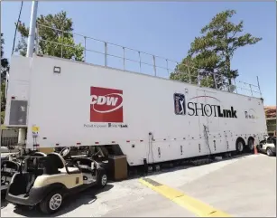  ?? Photo by Chris Condon / PGA Tour ?? The PGA Tour upgraded its ShotLink ball tracking system to help players figure out where they need to improve. The system also helps television viewers follow the ball in the air.