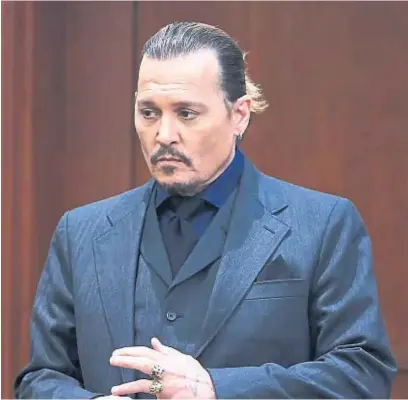  ?? AP ?? JOHNNY DEPP. En redes, sus fans han salido a defenderlo en el juicio que le hace a su exesposa Amber Heard.