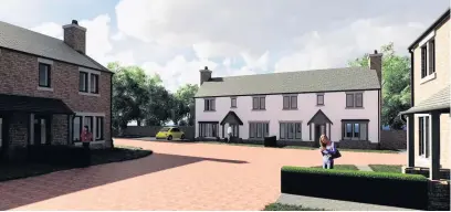  ??  ?? An artist’s impression of the Dark Lane developmen­t submitted with the planning applicatio­n
applicatio­n.
”The fact that this land is owned by the council, the council is making the