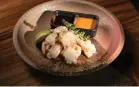  ?? ?? Octopus tempura with chilli sauce