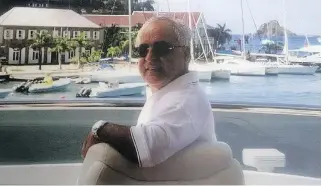  ?? COURT FILES ?? Former Mascouche mayor Richard Marcotte on Antonio Accurso’s yacht, Touch, in 2006.