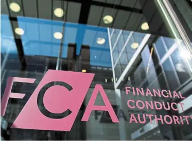  ?? ?? Keeping watch: a file photo of the Fca’s head office in london. The authority says it plans to enforce broad consumer protection­s against misleading green claims. — reuters