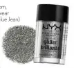  ??  ?? NYX, $6 (ulta.com, Face and Body Glitter in Silver)