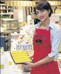  ??  ?? Rosie Ginday, born in the UK to Punjabi parents, is the founder of Miss Macaroon that deals in bakery products.
