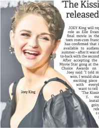  ??  ?? Joey King