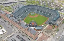  ?? PATRICK SEMANSKY/THE ASSOCIATED PRESS ?? Oriole Park at Camden Yards in Baltimore. It’s been 25 years since the Orioles began playing in Camden Yards, the start of a nationwide trend of major league teams moving into new ballparks.