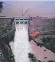  ??  ?? A drone picture of Ross River Dam